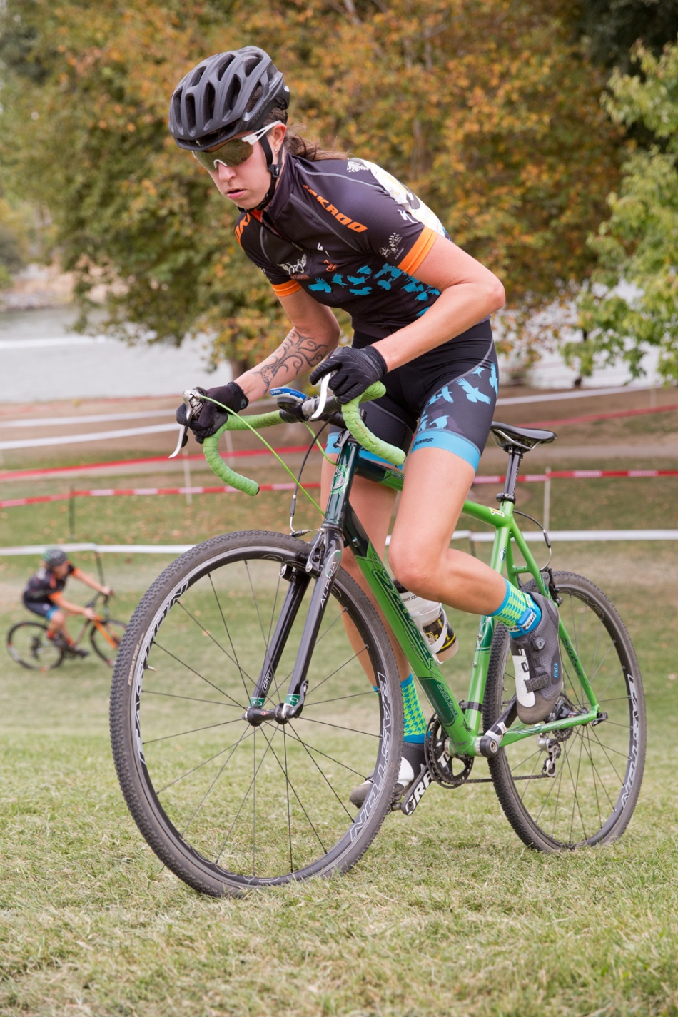 Dirt Bird's Co-Founder Audrey Biehle Striking Up Heckle Hill at WSCXGP